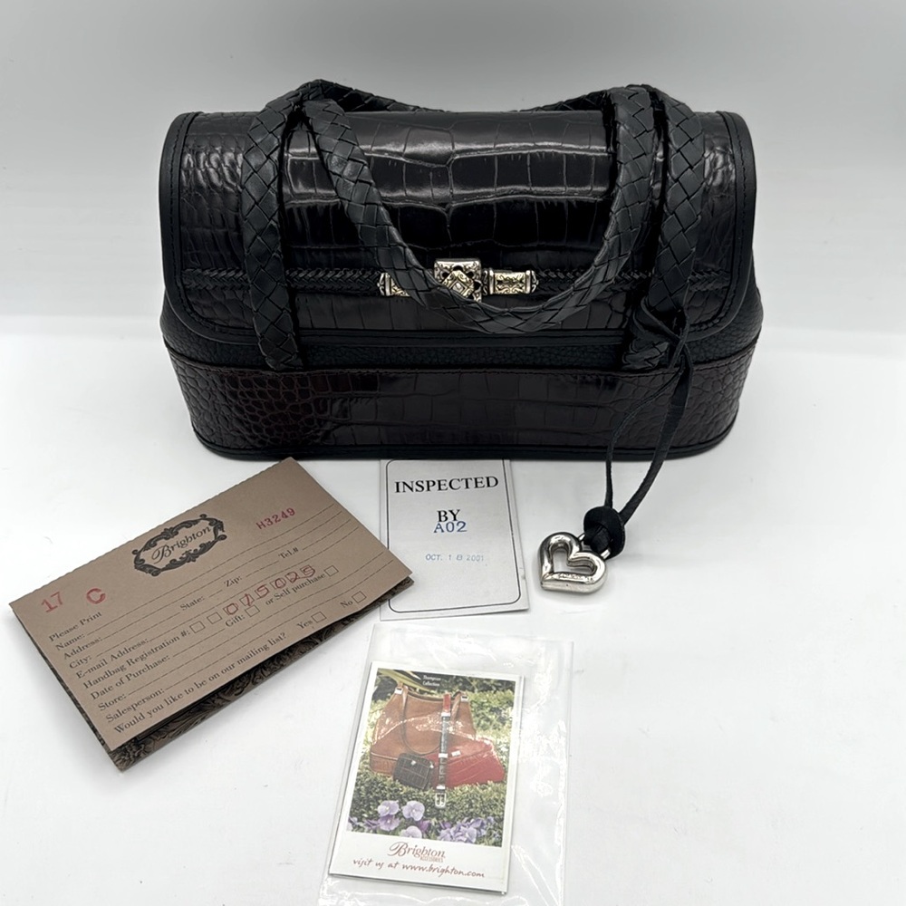 Brighton Wallis Leather Bag Purse great used condition.